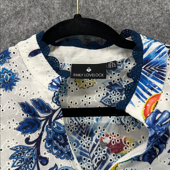 Emily Lovelock Hailey Blouse Toucan Print Size XS US 2-4 - Picture 5 of 15